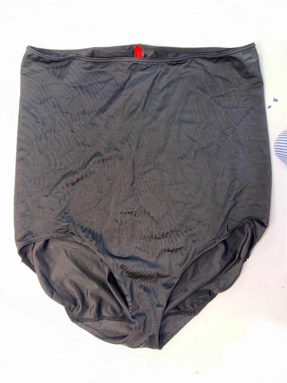 Spanx High Waisted Brief Shapewear Girdle Black 2X